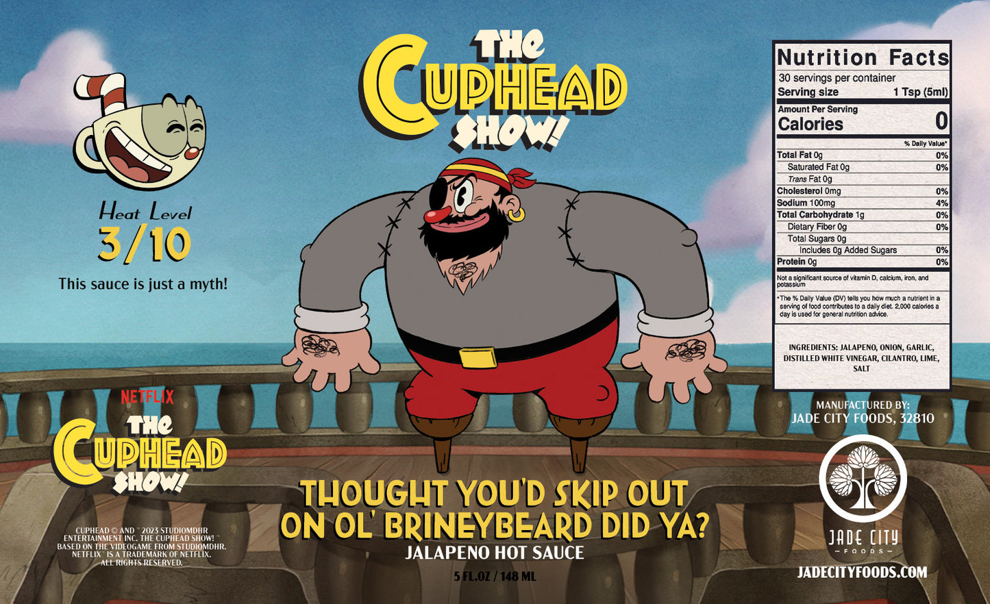 The Cuphead Show! Hot Sauce 5-Pack Series 2
