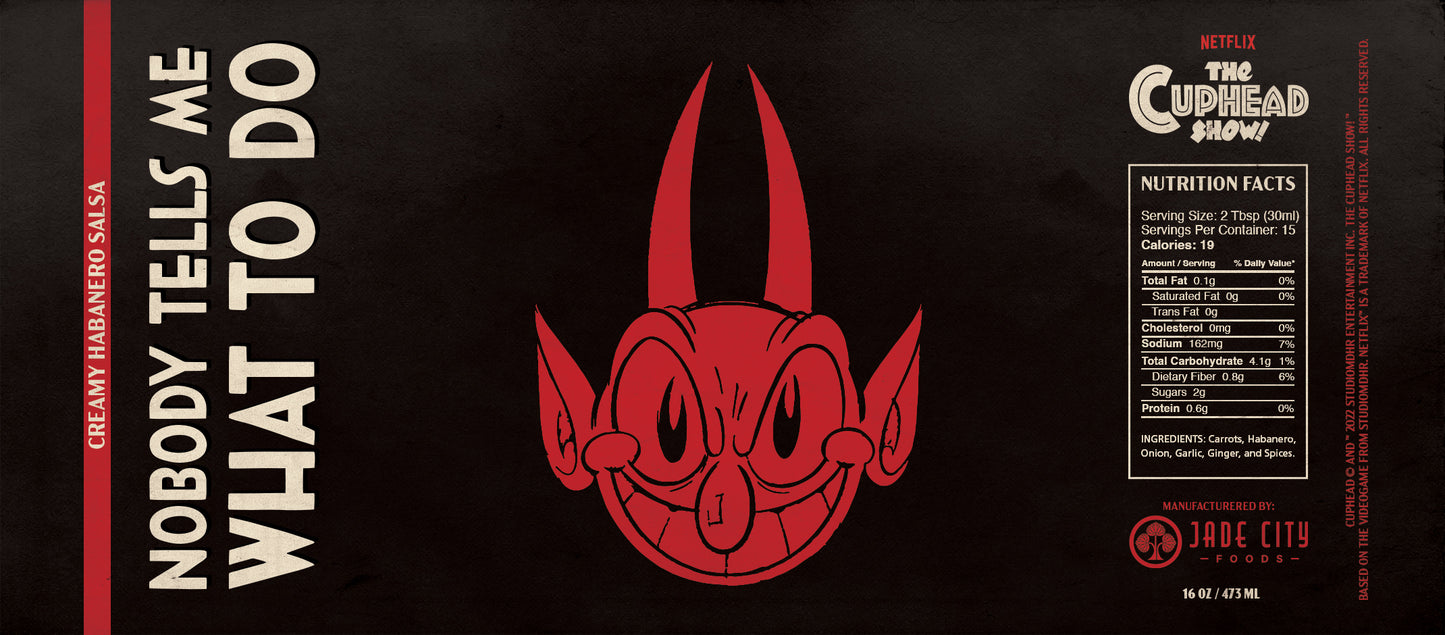 The Devil's Nobody Tells Me What To Do: Creamy Habanero Salsa