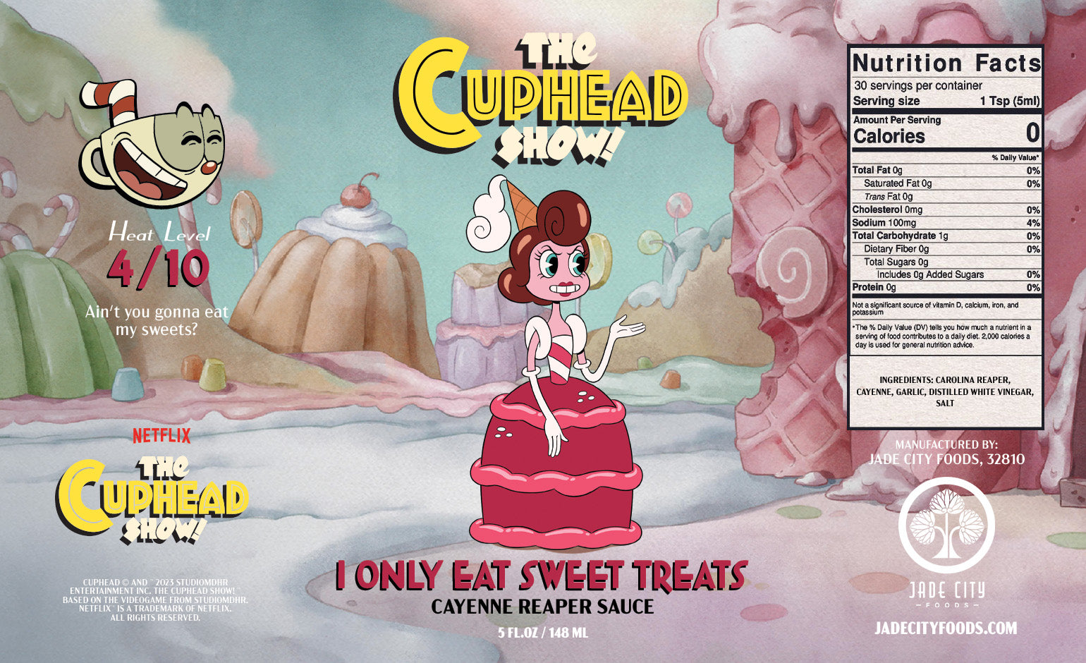 Cala Maria's Last Wish: Charcoal Blackberry Reaper Sauce – The Cuphead Show  : Officially Licensed Store
