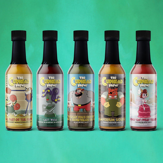 The Cuphead Show! Hot Sauce 5-Pack Series 2